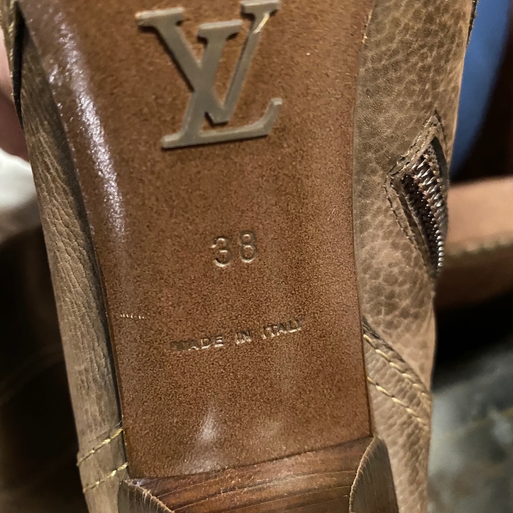 Louis Vuitton Brown Suede Boots - ✨Authentic - Picture 2 of 14